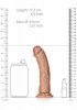 Curved Realistic Dildo with Suction Cup - 6/ 15,5 cm